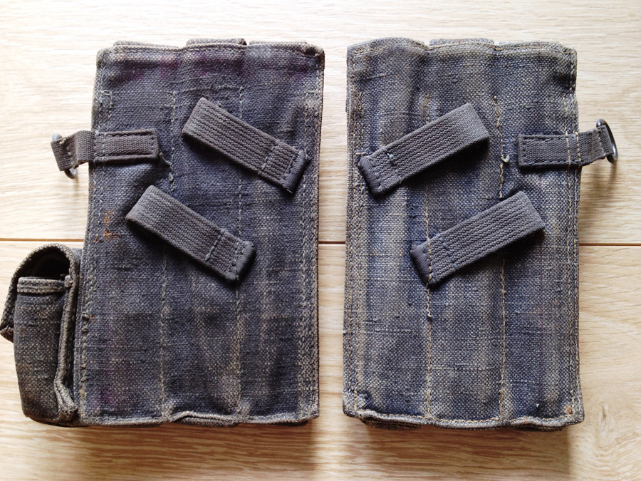 Set of uncommon dkk pouches from 1942 (back side)