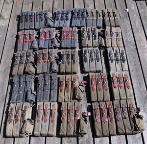 Nice collection of MP40 pouches