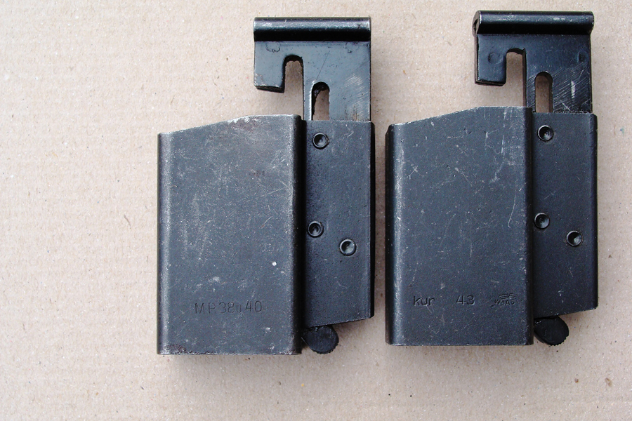 2 versions of the kur 43 Magazine loaders (left side)
