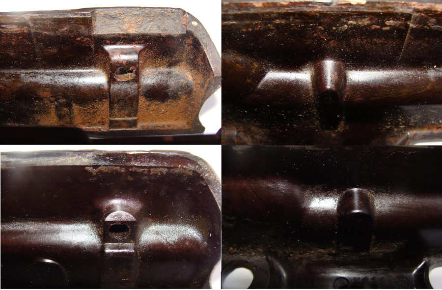 Inside differences of Bakelite foregrip
