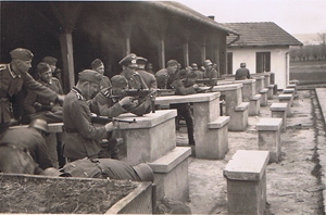 Training of the “schütze” (rifleman).