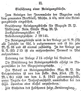 Announcement in the 695th “Allgemeine Heeres-mitteilungen”