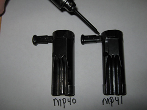 Bolt MP40 (left) and MP41 (right)