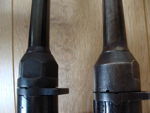 2 versions of the muzzle nut